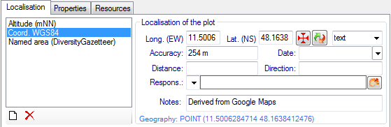 Plot geography